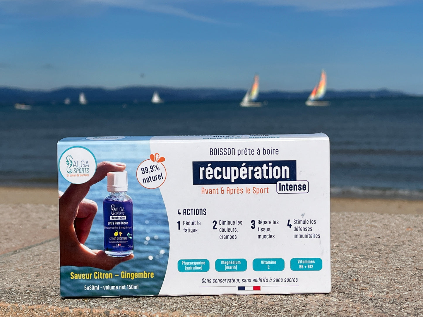 ALGASPORTS ULTRA PURE BLEUE – Boisson de récupération sportive