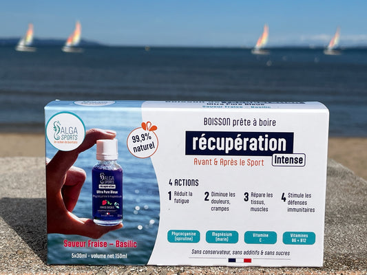 ALGASPORTS ULTRA PURE BLEUE – Boisson de récupération sportive