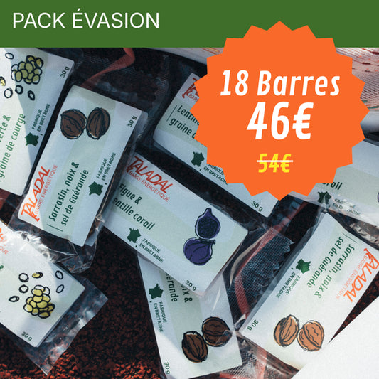 Pack évasion Figue & Lentille corail - Taladal