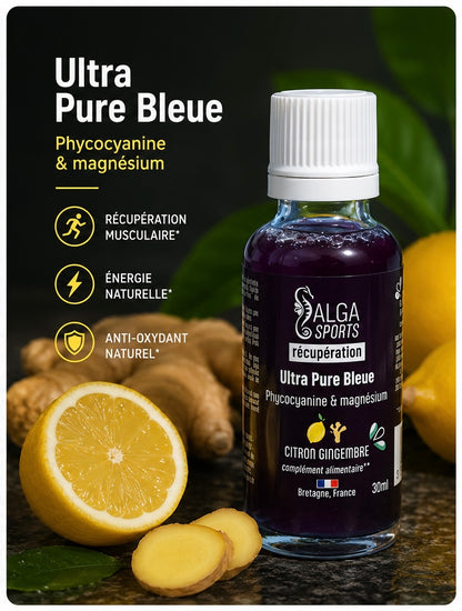 ALGASPORTS ULTRA PURE BLEUE – Boisson de récupération sportive