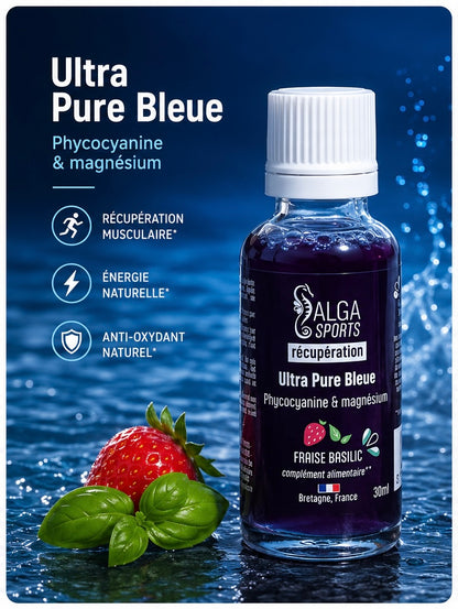 ALGASPORTS ULTRA PURE BLEUE – Boisson de récupération sportive